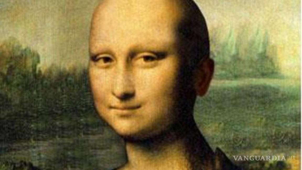 Mona Lisa calva busca hacer conciencia sobre el cáncer