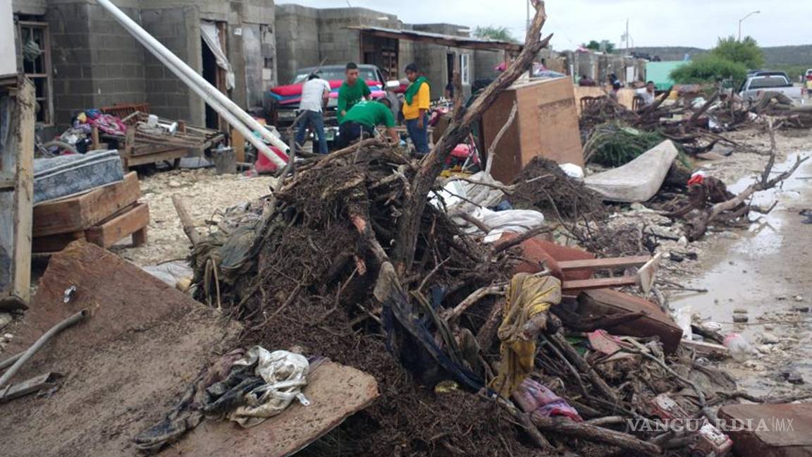 Intervención del Ejército, clave para el rescate de familias durante inundaciones en Coahuila