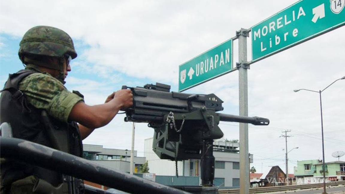 110 detenciones tras operativo federal en Michoacán