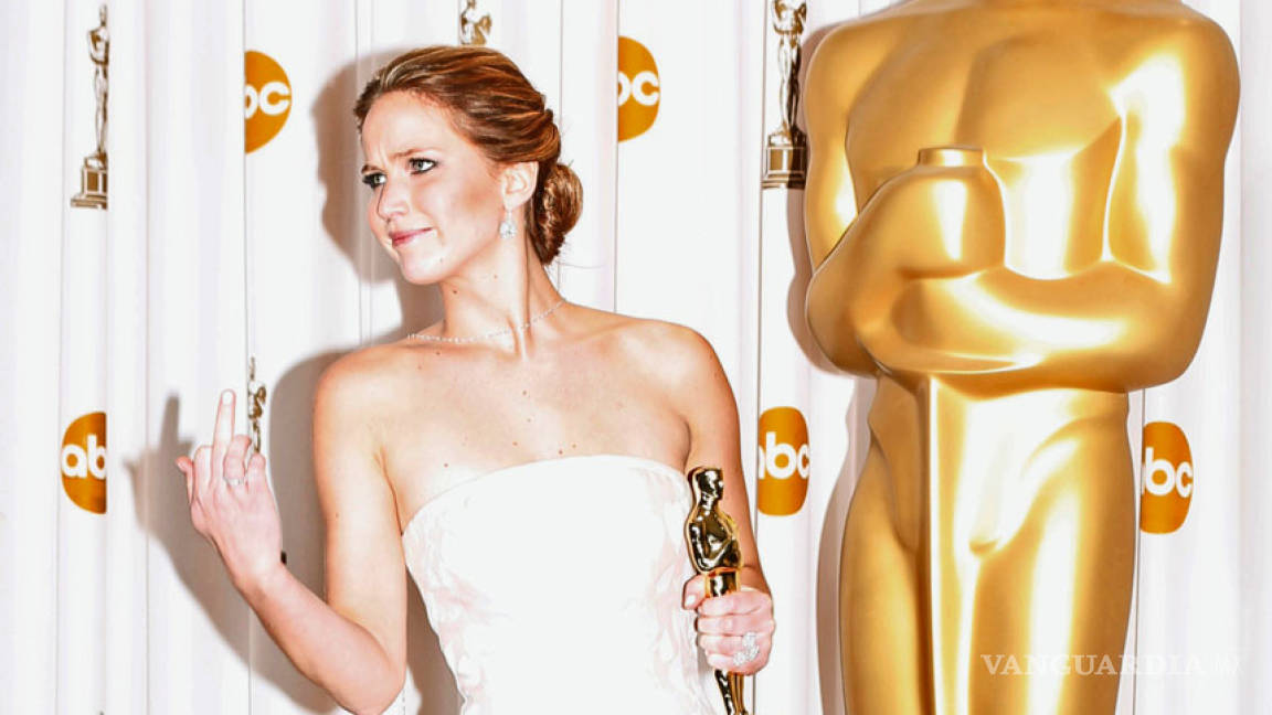 Jennifer Lawrence se fue 'mariguana' a unos Oscar