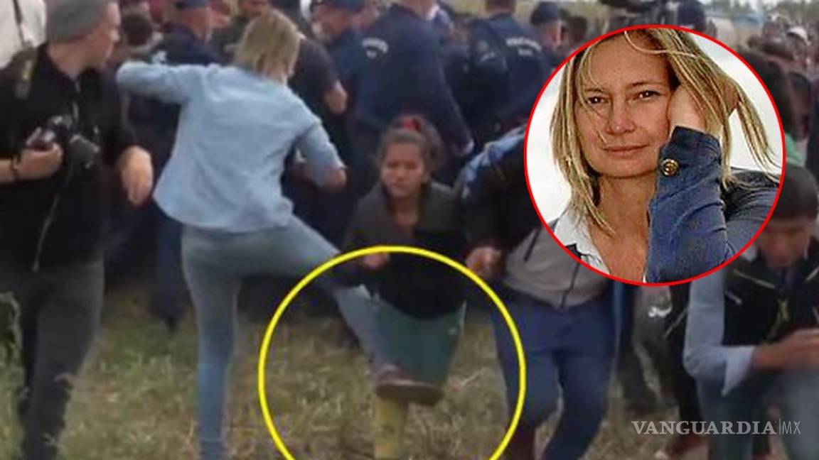 Petra Laszlo se reía cuando vio el vídeo de lo que hizo: periodista