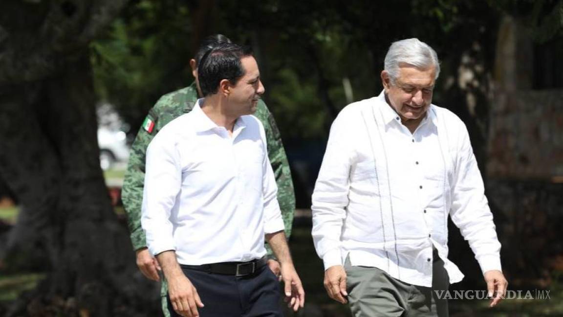 AMLO supervisó avances del Tren Maya en Yucatán