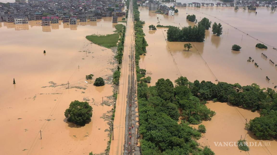 Miles de personas son evacuadas por las Inundaciones en China