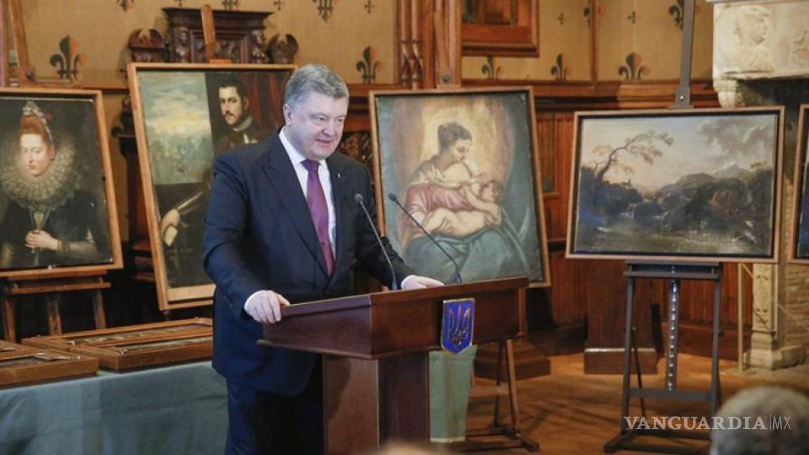 Ucrania devuelve a Italia 17 obras maestras robadas