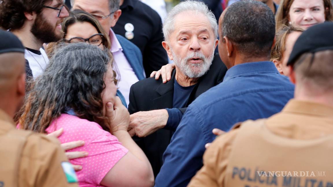 Quisieron criminalizar a la izquierda y no pudieron, dice Lula da Silva ya en libertad