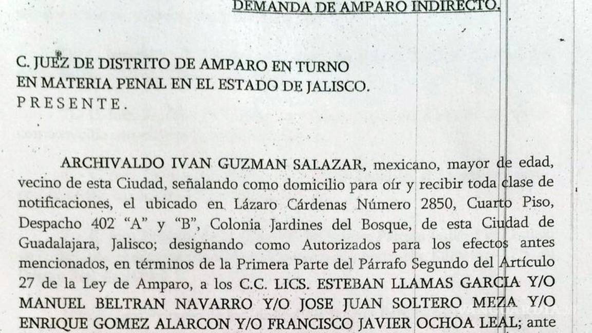 $!Representante de Morena en Jalisco fue abogado de la familia del Chapo; lo niega pero hay pruebas