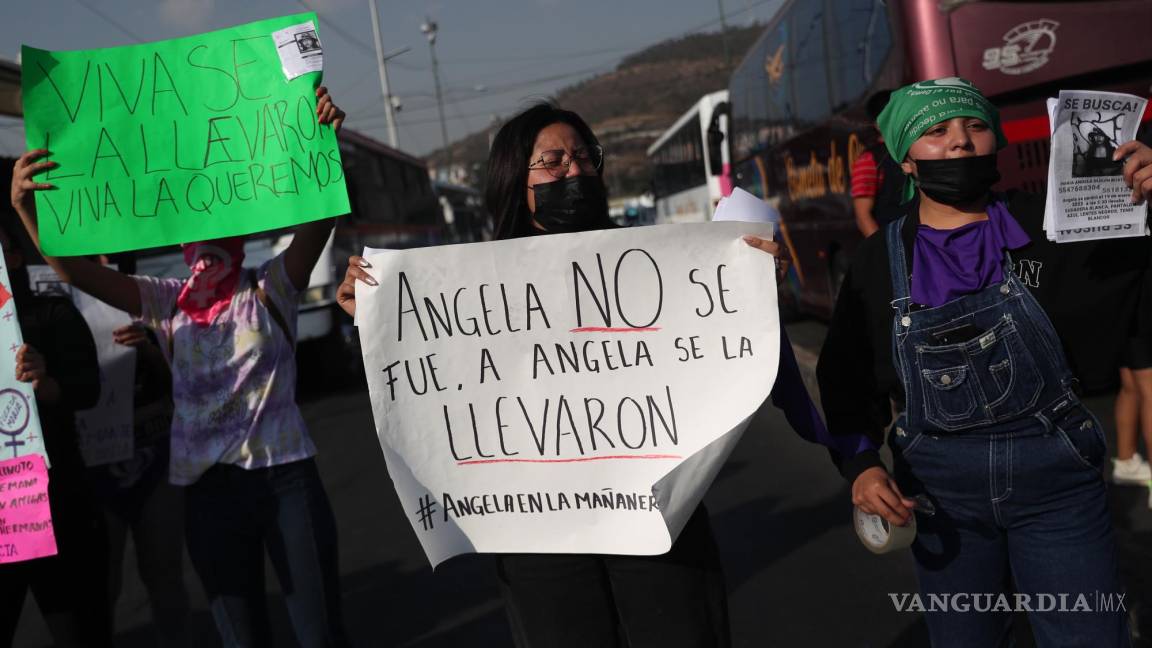 $!Familiares y amigos de María Ángela protestaron en Ciudad de México para exigir su localización.