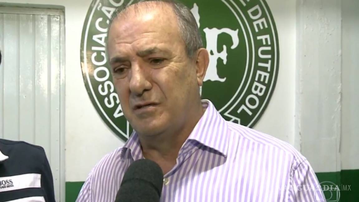 &quot;Esto es demasiado triste”: Vicepresidente de Chapecoense