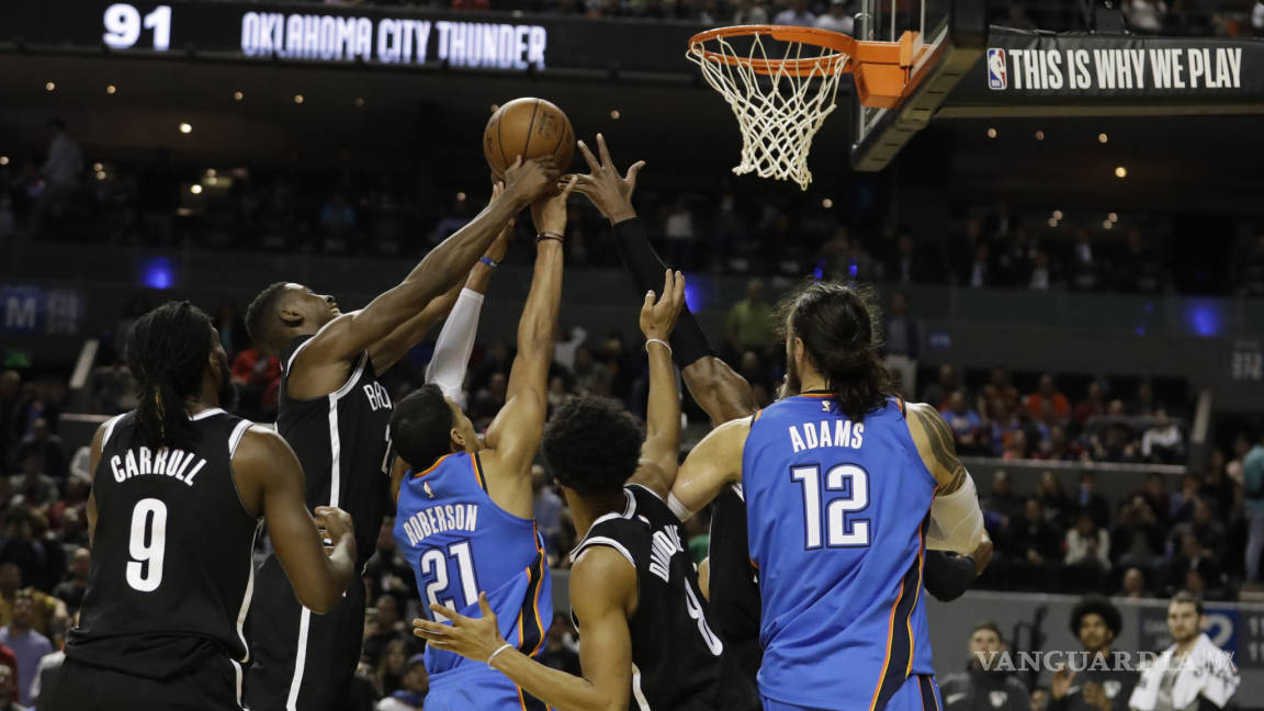 Con 21 puntos de LeVert, Nets sorprenden a Thunder en México