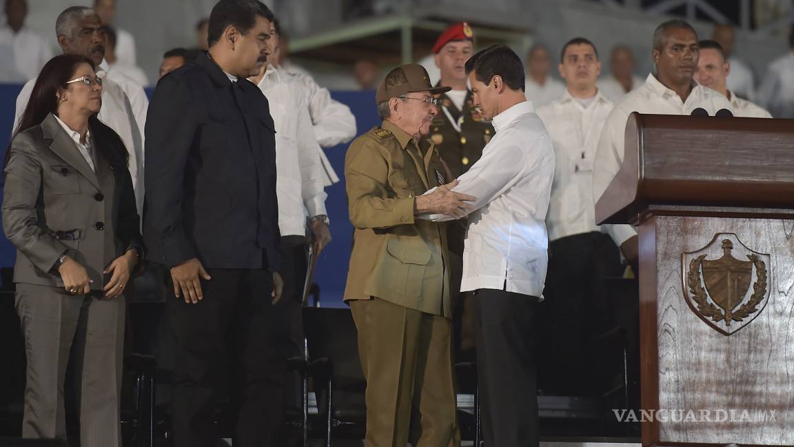 México seguirá acompañando a los cubanos, dice Peña Nieto