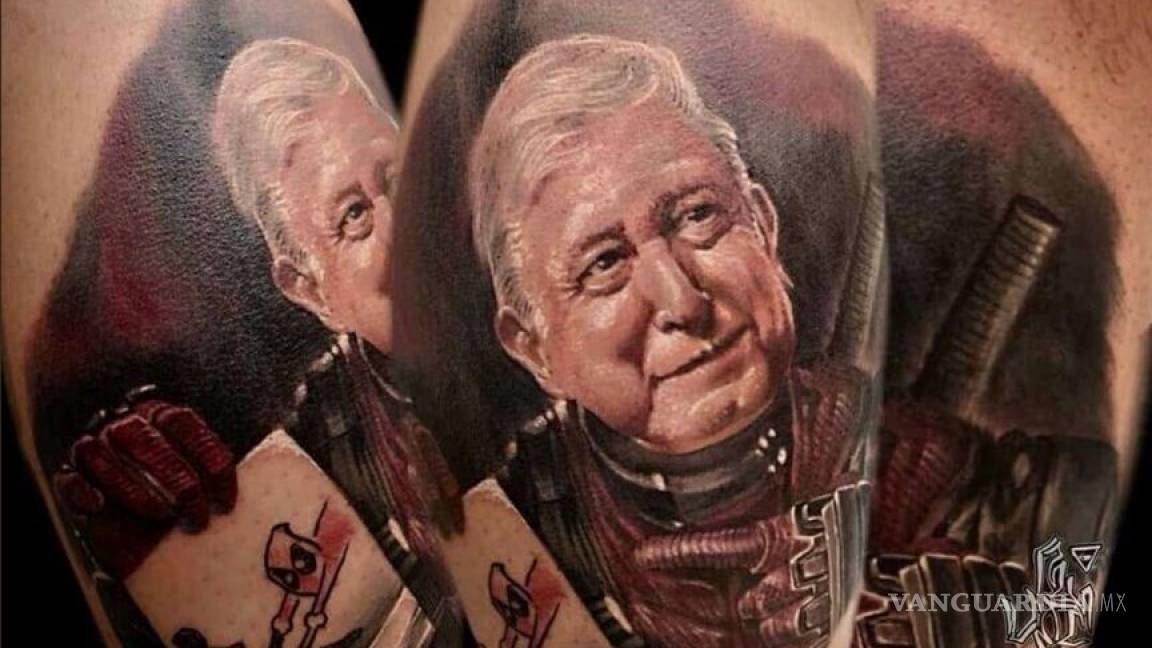 Tatuaje de AMLO causa revuelo en redes; músico lo lleva en la piel #Candidatum