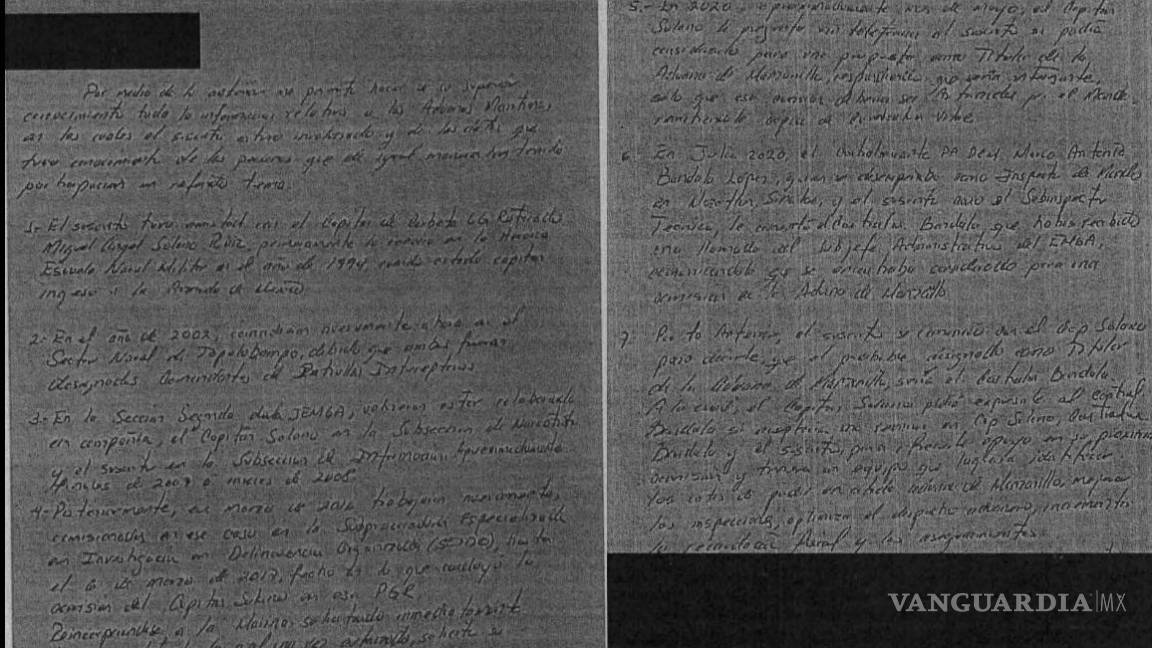 $!Esta es la carta que encontraron en la oficina de Guerrero Alcántar, luego de haber sido asesinado.