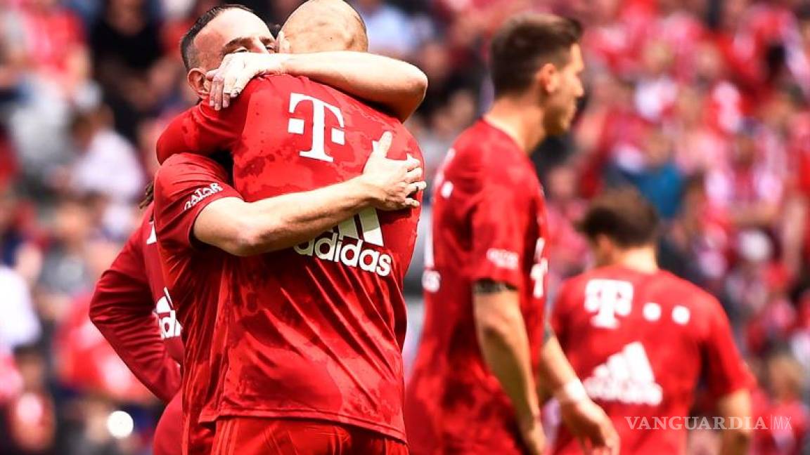 Bayern Munich se corona en la Bundesliga en el adiós de Ribery y Robben