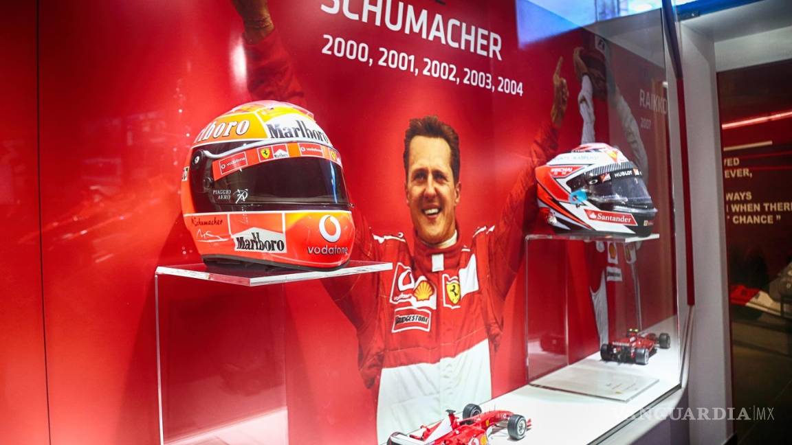 $!A cinco años del accidente, el Museo Ferrari abre la exhibición "Michael 50"