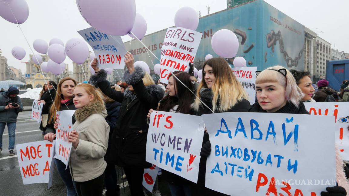 $!Mujeres de todo el mundo reivindican la igualdad frente a los hombres
