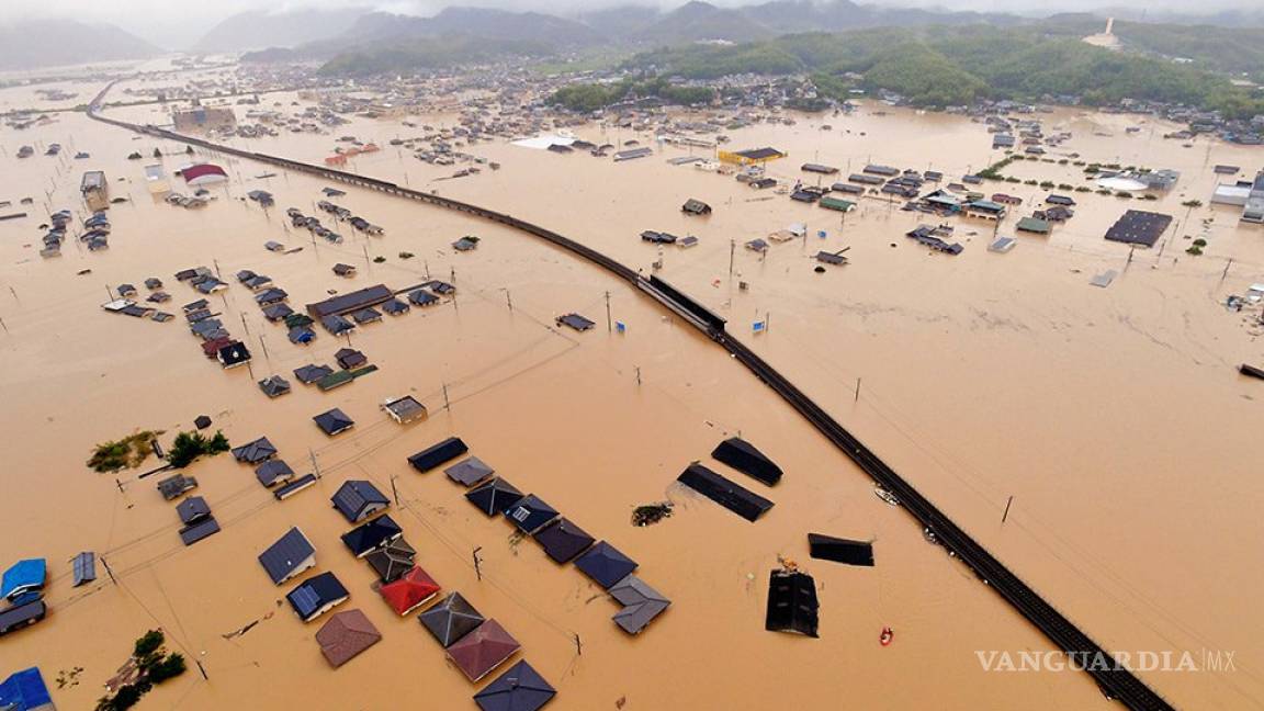 Suman 209 muertos por inundaciones en Japón