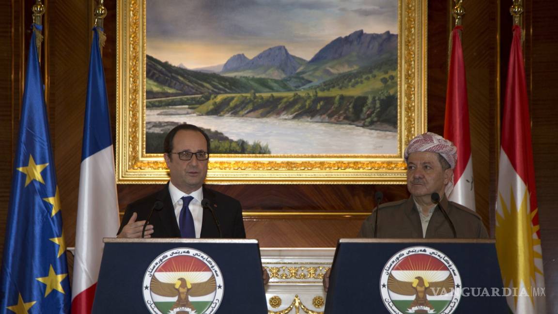 Hollande visita Irak para apoyar la ofensiva contra los yihadistas
