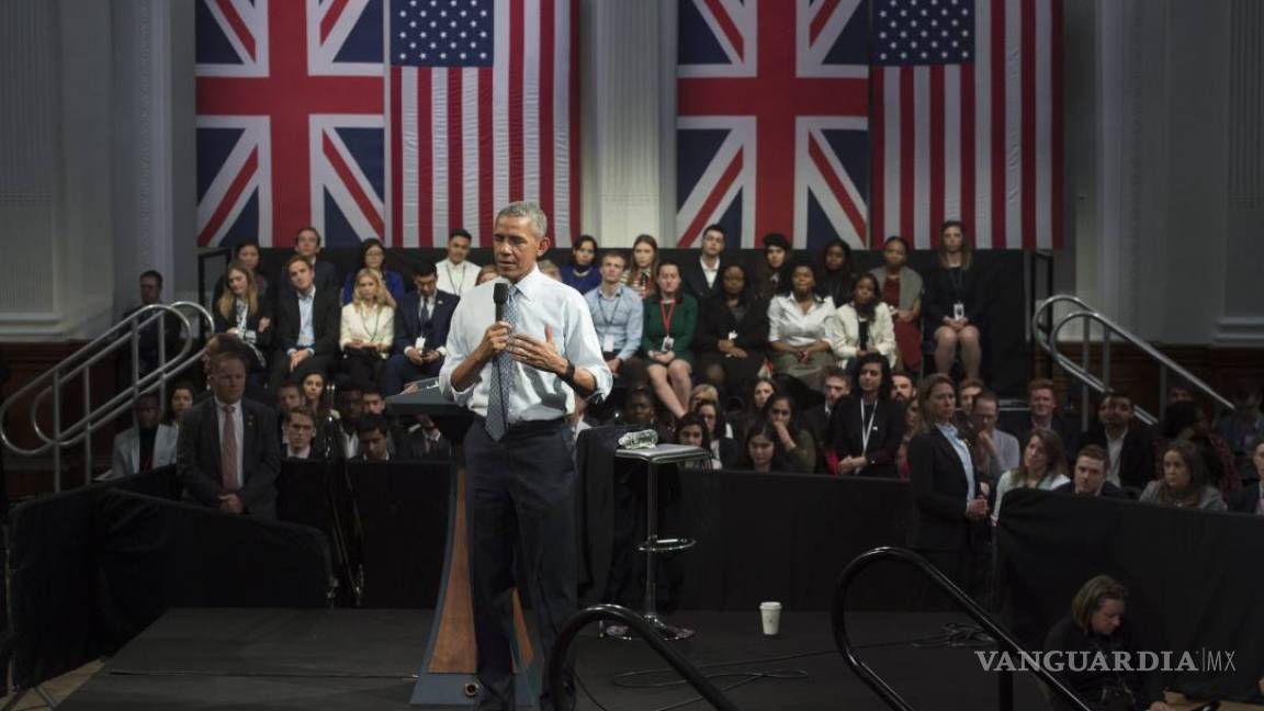 &quot;Rechacen el pesimismo y el cinismo”, dice Obama a joven en Londres