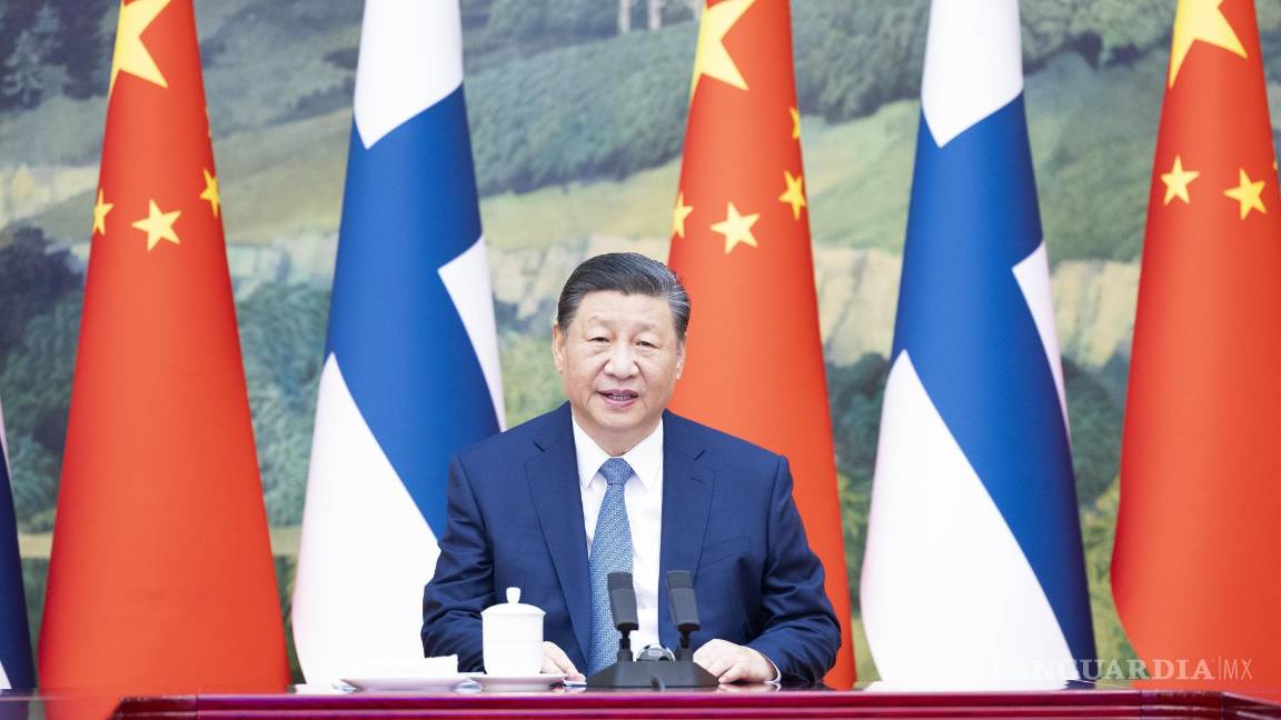 $!El presidente chino Xi Jinping se reúne con el presidente finlandés Sauli Niinisto a través de un enlace de vídeo en Beijing, China, 10 de enero de 2024.