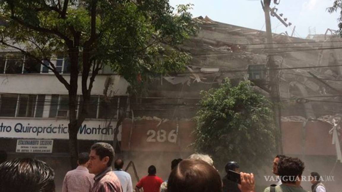 $!Fotos del desastre que dejó el sismo en la Ciudad de México