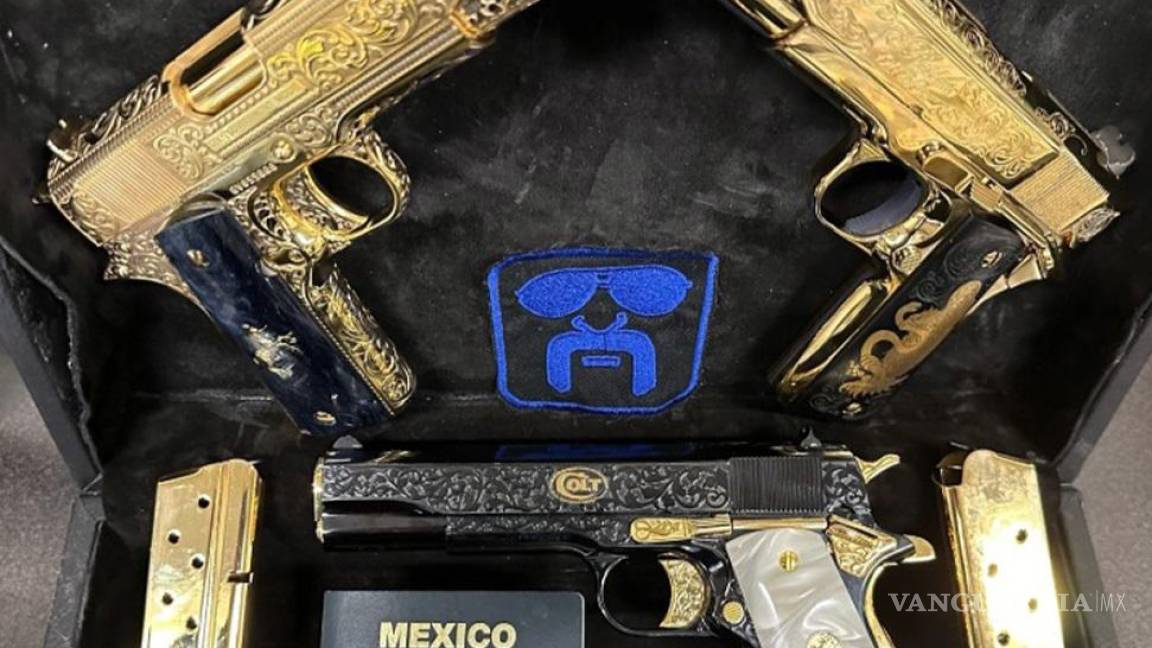 Cae integrante del Cártel de Sinaloa con droga y armas bañadas en oro, en Washington