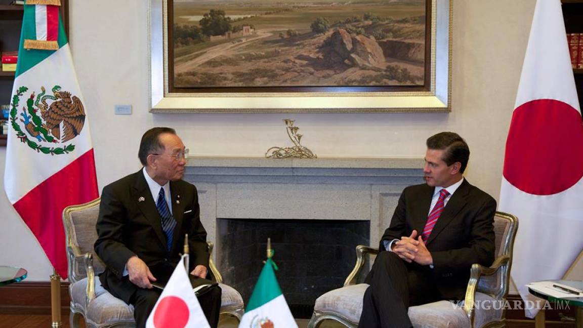 Peña se reúne con presidente de Cámara de Consejeros de Japón