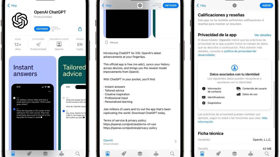 $!ChatGPT llega oficialmente a iOS... OpenAI ya tiene su app para dispositivos de Apple