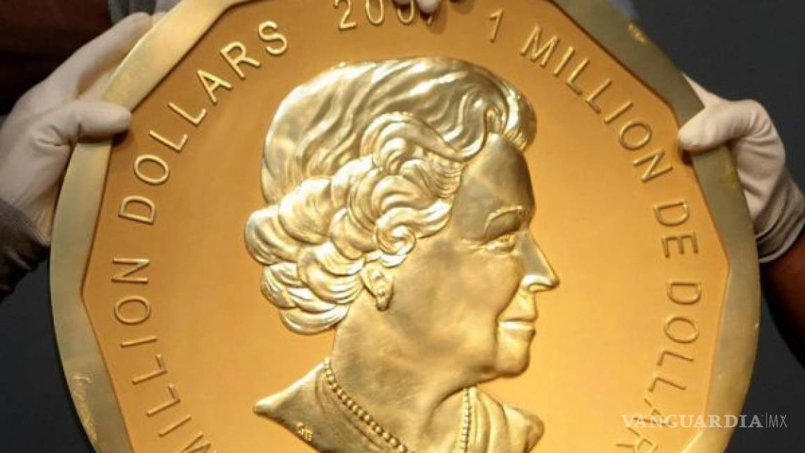 Roban moneda de oro gigante de museo alemán