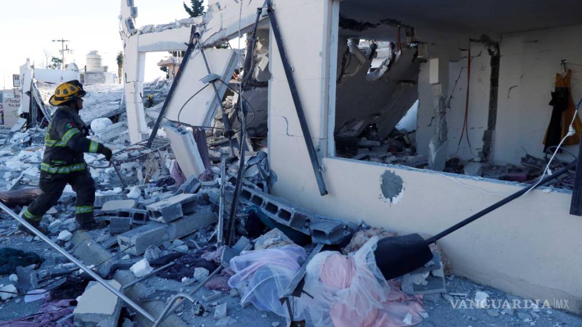 Concluye peritaje y descarta FGE atentado en explosión en Villas de San Lorenzo, Saltillo