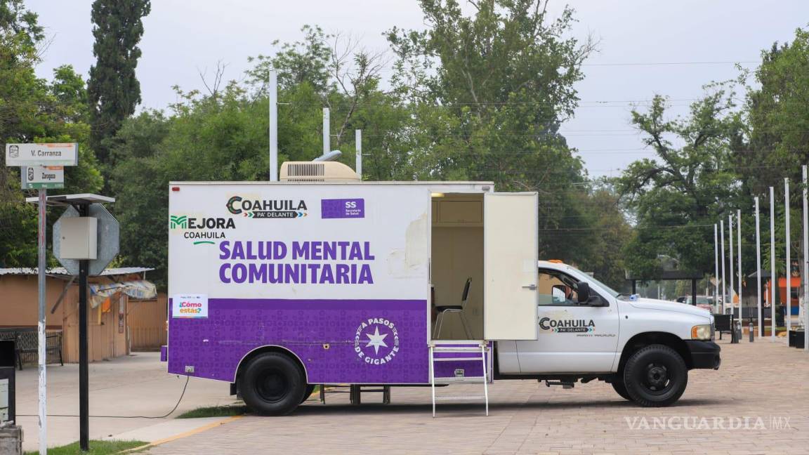 Recorre unidad móvil de salud mental todo Coahuila