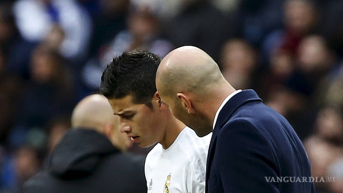 Zinedine Zidane cuenta con James Rodríguez para la próxima Temporada