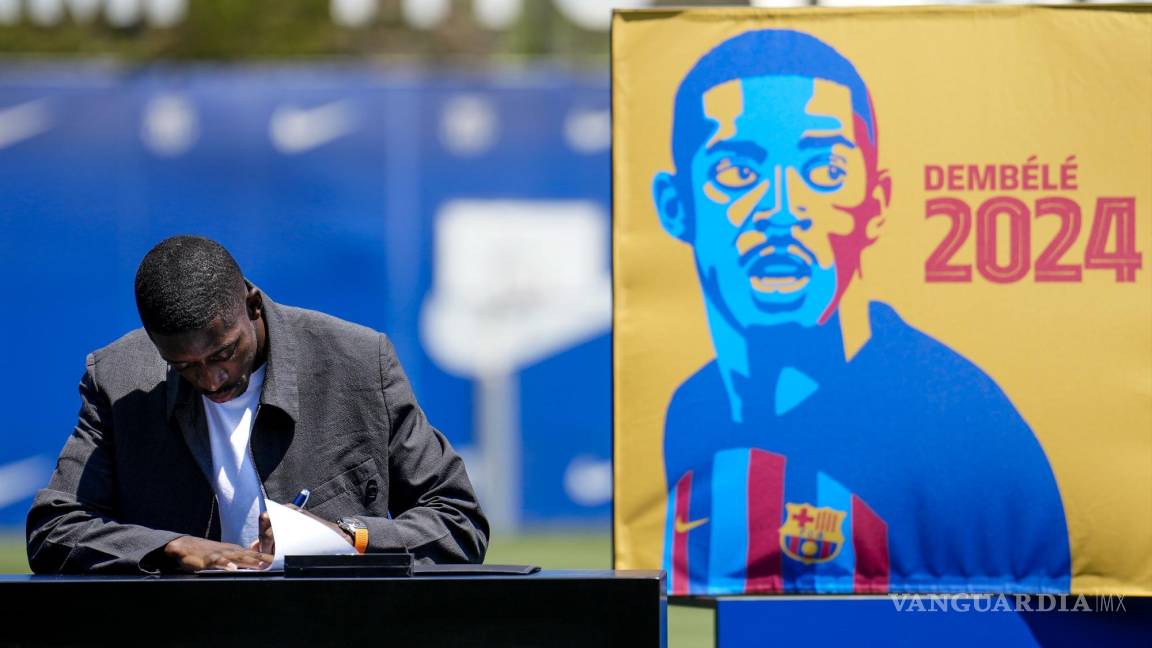 Punto final a los rumores, Dembélé firma con el FC Barcelona hasta el 2024