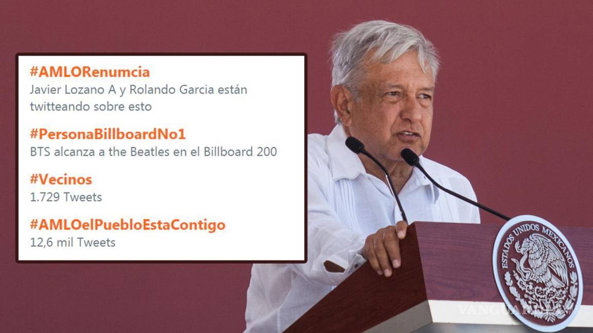 #AMLOelPuebloEstaContigo vs #AMLORenuncia: Discuten en redes sociales por caso Minatitlán
