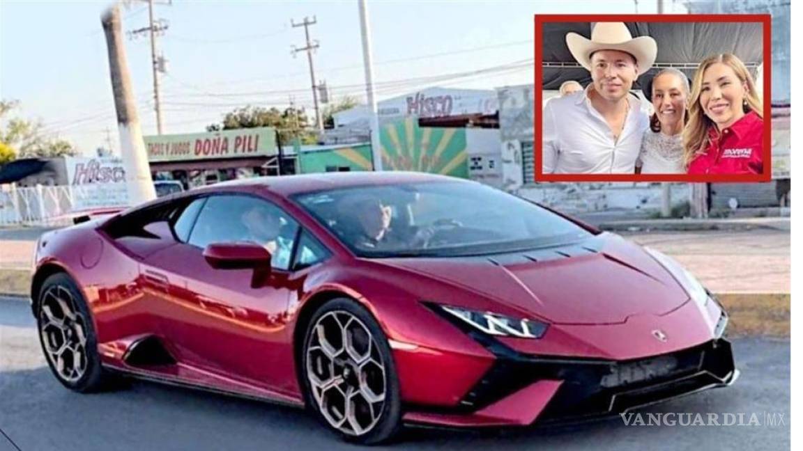 Alcaldesa de Múzquiz minimiza críticas sobre el Lamborghini de 7.5 mdp de su hermano, diputado local de la 4T en Coahuila