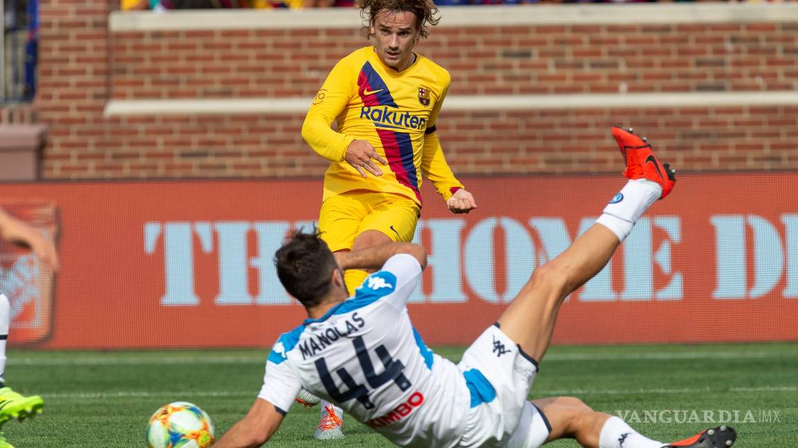 $!Barcelona aplasta al Napoli con Griezmann y Suárez en plan grande