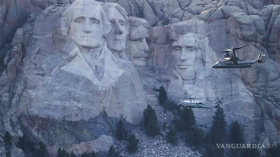 $!Así celebra Donald Trump Trump los festejos del 4 de julio en el Monte Rushmore en plena crisis sanitaria por el COVID-19 en EU (fotos)