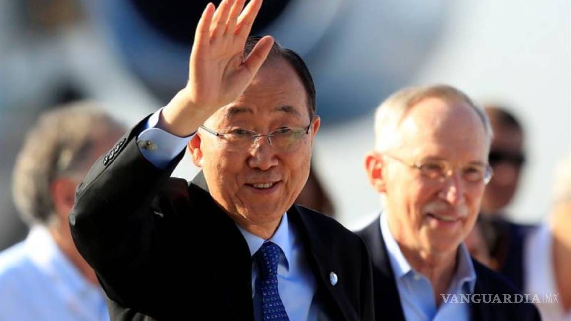 Ban Ki-moon llega a Cartagena para la histórica firma de la paz en Colombia