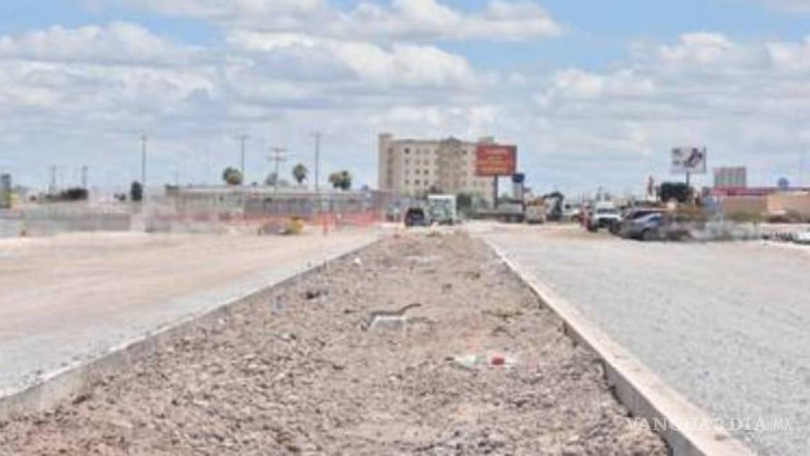Reporta Obras Públicas de Torreón avance del 90 por ciento en bulevar Vuelo del Águila