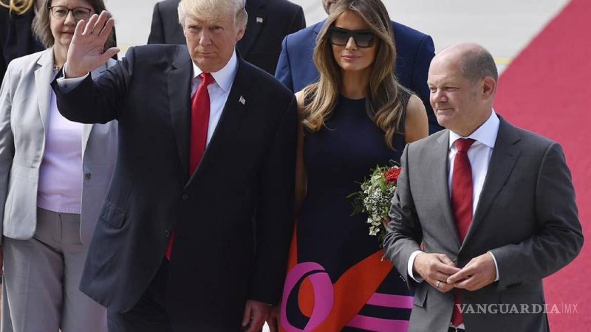Trump llega a Hamburgo para participar en la cumbre del G20