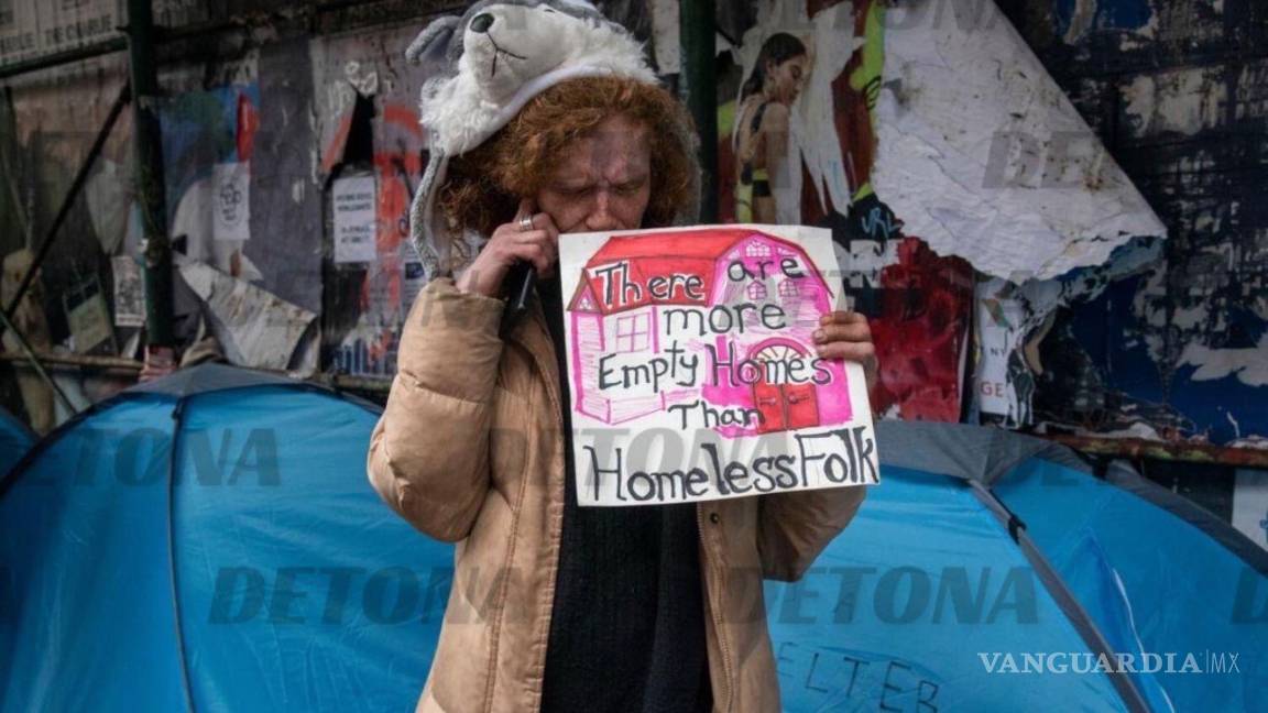 $!Una persona en situación de calle en Los Ángeles, California.