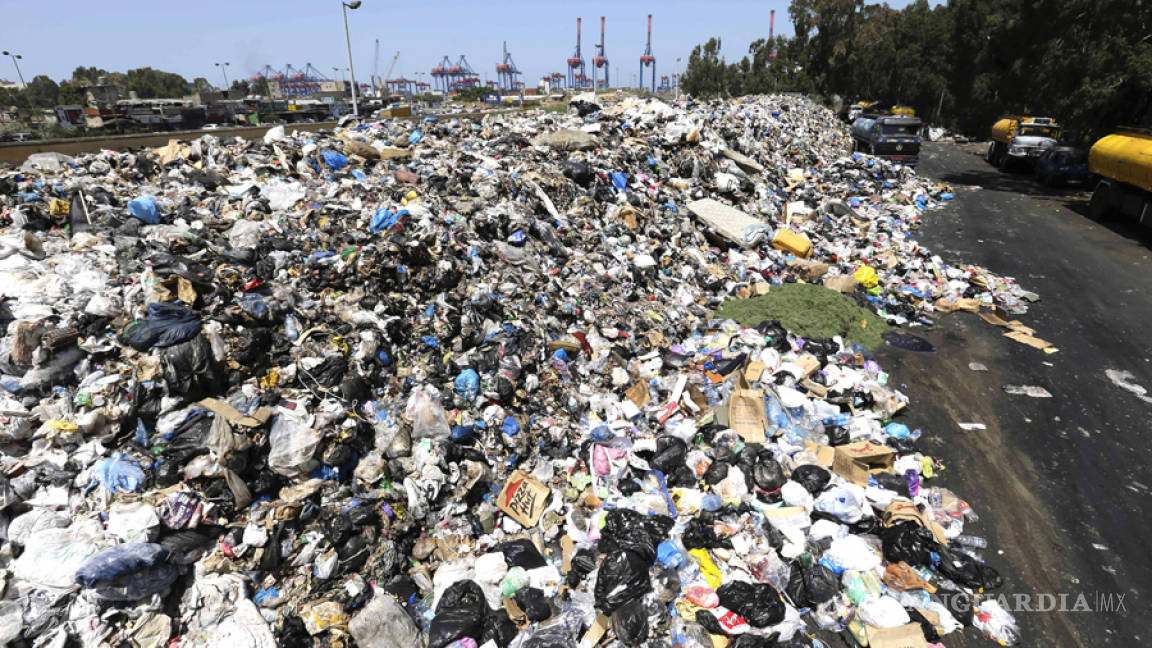 Beirut, una ciudad ahogada en basura