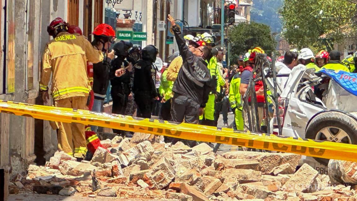 Terremoto de magnitud 6,8 en Ecuador deja al menos 13 muertos y más de 120 heridos