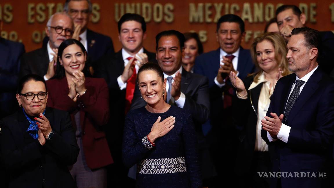 $!Por primera vez, el Poder Judicial no tuvo a su presidencia en el evento del 5 de febrero.