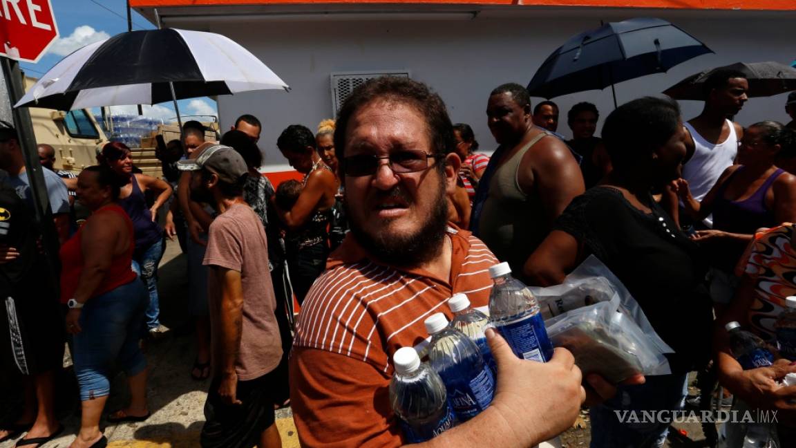 Faltan agua y alimentos en Puerto Rico tras el huracán María