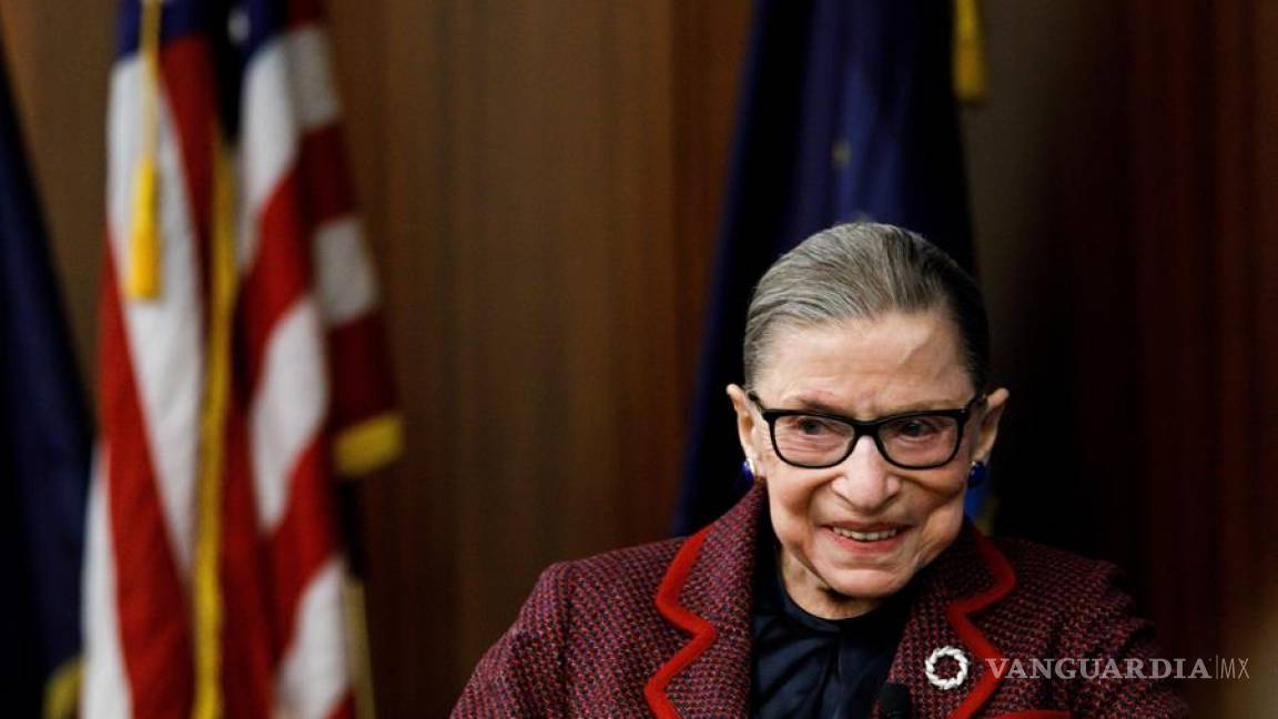 Ruth Bader Ginsburg, jueza progresista del Tribunal Supremo de EU, tiene cáncer de hígado