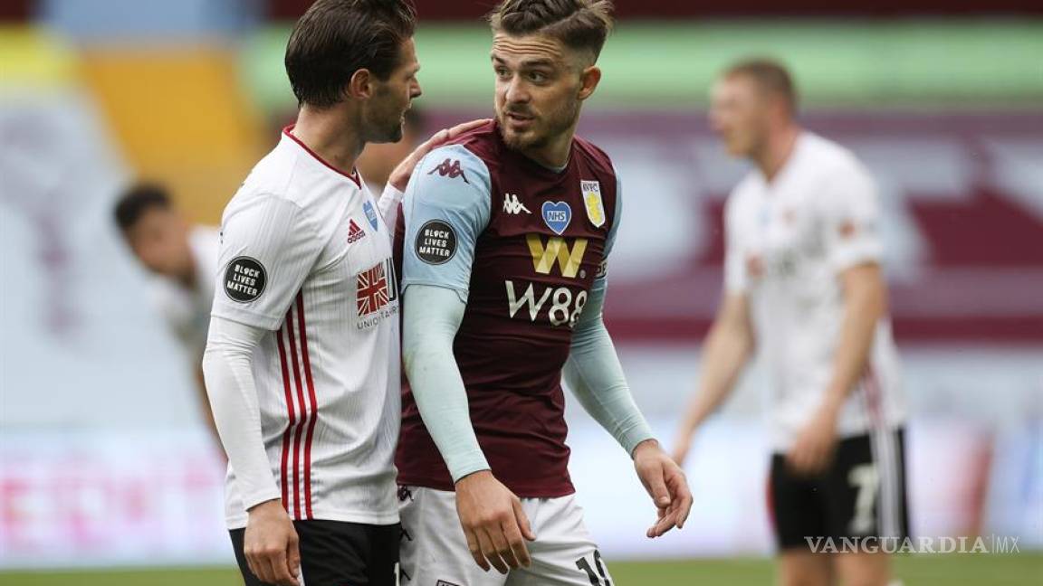 $!Regresa la Premier League con polémica en empate entre el Sheffield United y Aston Villa