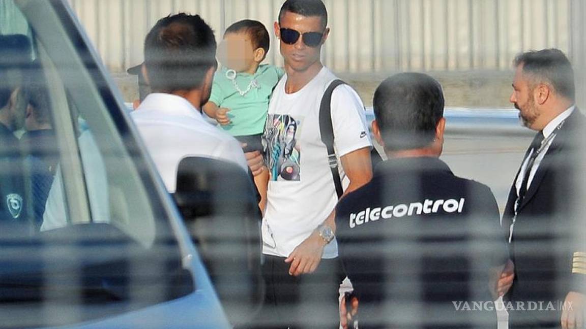 Cristiano Ronaldo ya está en Turín para entrenar con la Juventus