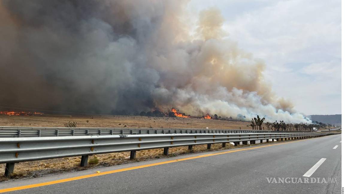 $!Se desata incendio forestal en Huachichil; cae presunto responsable de causarlo