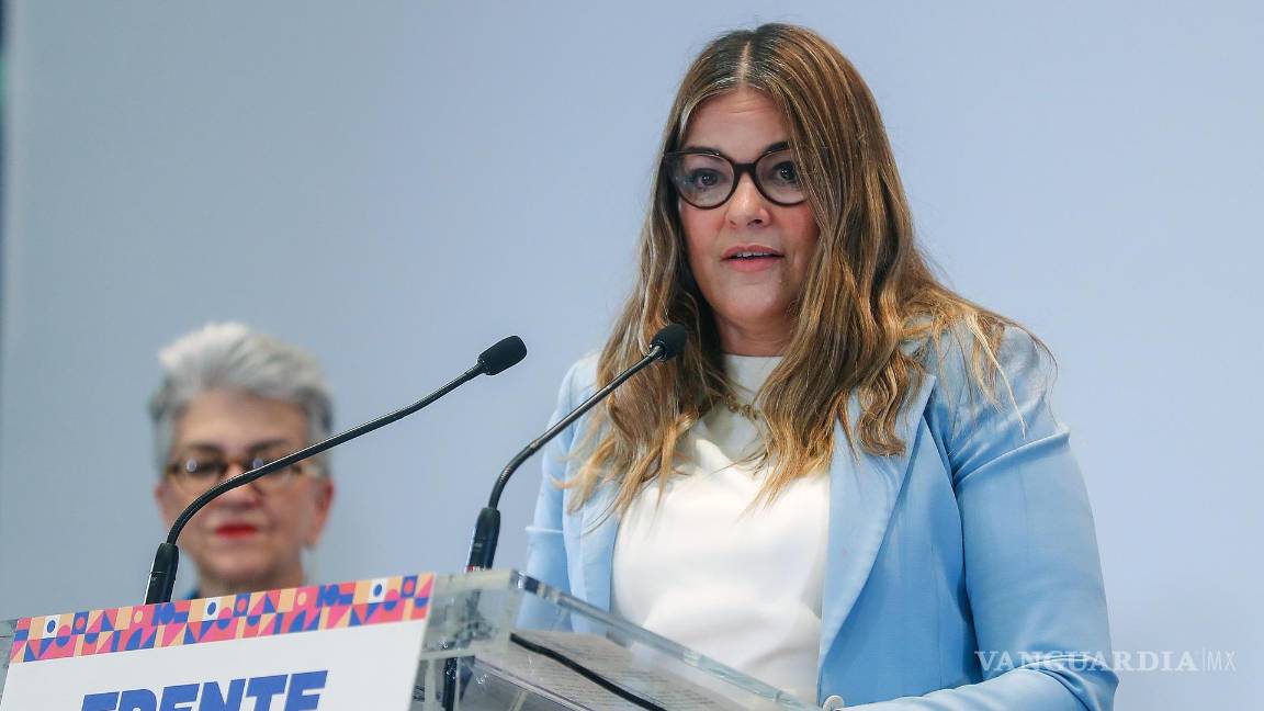 $!La secretaria del Partido Acción Nacional (PAN), Cecilia Patrón Laviada, durante una conferencia de prensa en la Ciudad de México (México).