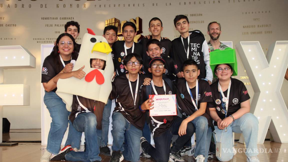¡Con todo! Niños coahuilenses representarán a México en competencia internacional de robótica